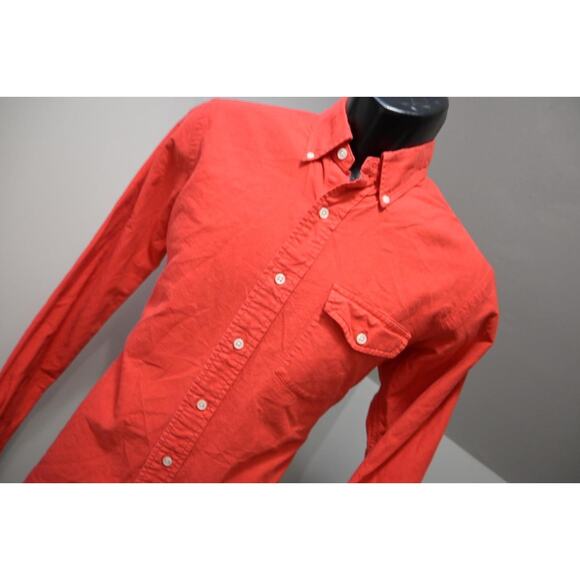 Polo Ralph Lauren Dress Shirt Custom Long Sleeve Red Mens Size Small - Picture 4 of 7